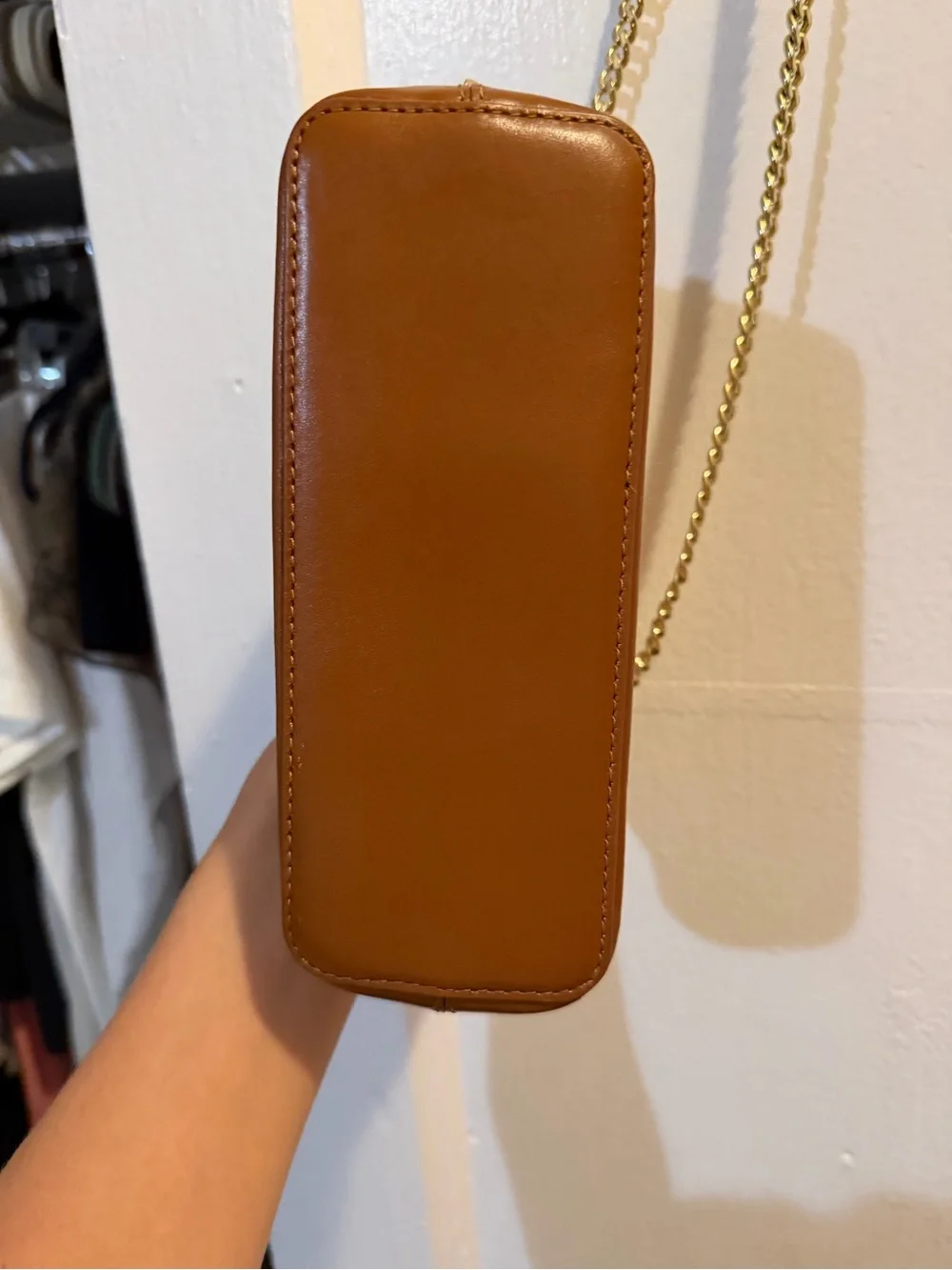 Sandro Canvas Leather Trim Crossbody Bag w/Tags